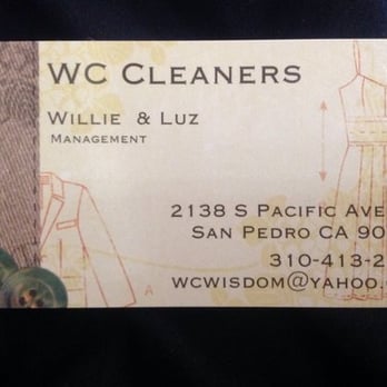WC Cleaners - Our business cards don't believe us come visit and pick one up in person and ask about our service. - Laundry Services Near Me - San Pedro, California WC Cleaners - Our business cards don't believe us come visit and pick one up in person and ask about our service. - Laundry Services Near Me - San Pedro, California