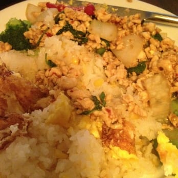 Melanee Thai - David's special; spicy minced chicken w/ coconut rice - Thai Near Me - Los Angeles, California Melanee Thai - David's special; spicy minced chicken w/ coconut rice - Thai Near Me - Los Angeles, California