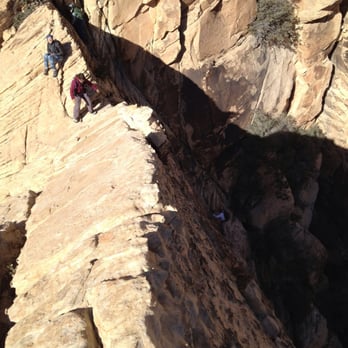 First Creek Trail - Looking back down from top of peak. - Hiking Near Me - Las Vegas, Nevada