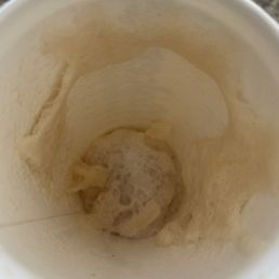 I guess the inch of foam at the bottom and around the ring is not foam according to their snooty barista. I guess the inch of foam at the bottom and around the ring is not foam according to their snooty barista.