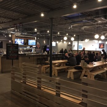 Old Scratch Pizza - The main dining area, a fun and modern setting fit for the whole family - Pizza Near Me - Dayton, Ohio Old Scratch Pizza - The main dining area, a fun and modern setting fit for the whole family - Pizza Near Me - Dayton, Ohio