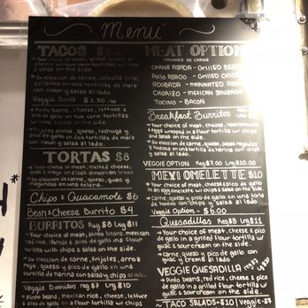 Dos Banderas - a menu on a food truck - Street Vendors Near Me - Eugene, Oregon