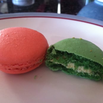 Masse's Pastries - Strawberry and pistachio macarons. So bright! - Bakeries Near Me - Berkeley, California Masse's Pastries - Strawberry and pistachio macarons. So bright! - Bakeries Near Me - Berkeley, California
