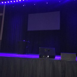 The stage