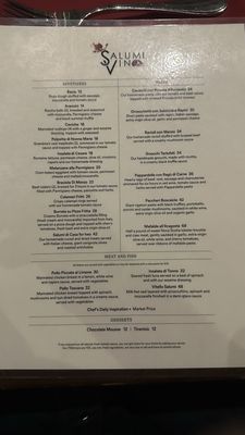 Menu photo 1 Salumi Vino Montreal, QC Menu photo 1 Salumi Vino Montreal, QC