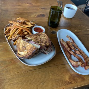 Communal - Bison Patty Melt + bacon - New American Near Me - Provo, Utah