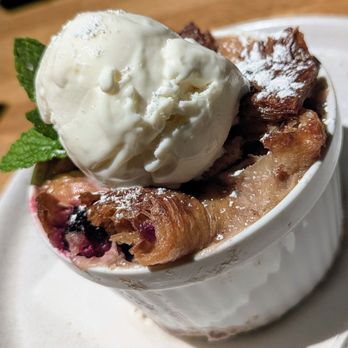 Maya Cocina Mexicana - Berry bread pudding made with croissant--exquisite - Mexican Near Me - Livonia, Michigan Maya Cocina Mexicana - Berry bread pudding made with croissant--exquisite - Mexican Near Me - Livonia, Michigan