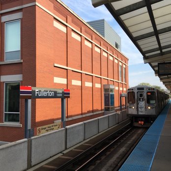 CTA - Fullerton [Red, Brown, Purple] - Here comes the purple - Public Transportation Near Me - Chicago, Illinois