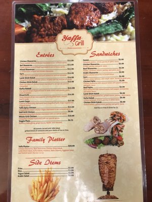 Menu photo 4 Mr. Shawarma & Grill Fairborn, OH