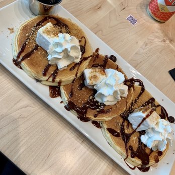 Benedict's - S'mores pancakes!! - Breakfast & Brunch Near Me - Rochester, Minnesota