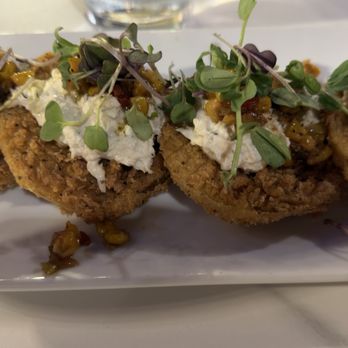 STIR Charlotte - Fried green tomatoes - New American Near Me - Charlotte, North Carolina STIR Charlotte - Fried green tomatoes - New American Near Me - Charlotte, North Carolina