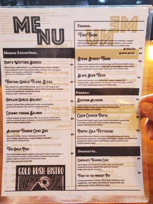 Menu photo 3 Gold Rush Bistro Seward, AK