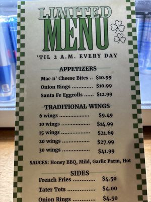 Menu photo 1 O'Malley's Pub and Grill Sylva, NC Menu photo 1 O'Malley's Pub and Grill Sylva, NC