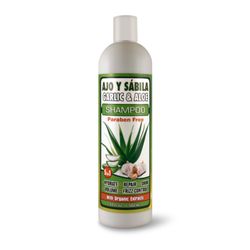 Global Natural Products - Garlic and Aloe Shampoo reinforced with Rosemary, Jojoba, Panthenol and Vitamin E.