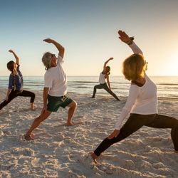 Spa by JW - Yoga on the beach