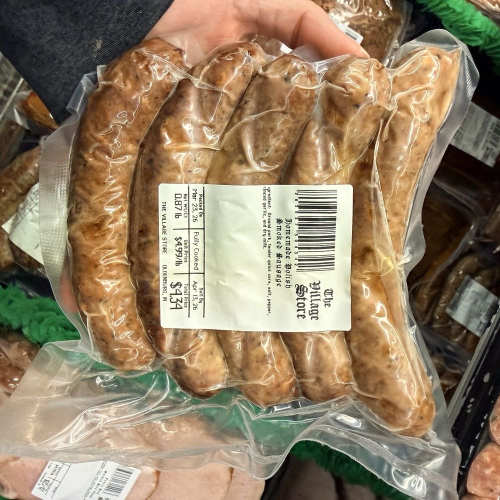 The Village Store - Smoked sausage - Grocery Near Me - Oldenburg, Indiana