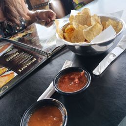 Salsa and chips