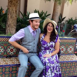 The Girl Can't Help It - This girl can't help but match her dapper chap!