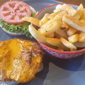 Nando's - Hot salted chips & butter chicken burger - African Near Me - Londonderry