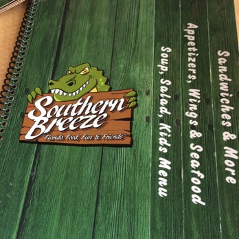 Southern Breeze - Sticky menus, probs from Jell-O shot fingers - Bars Near Me - Kissimmee, Florida