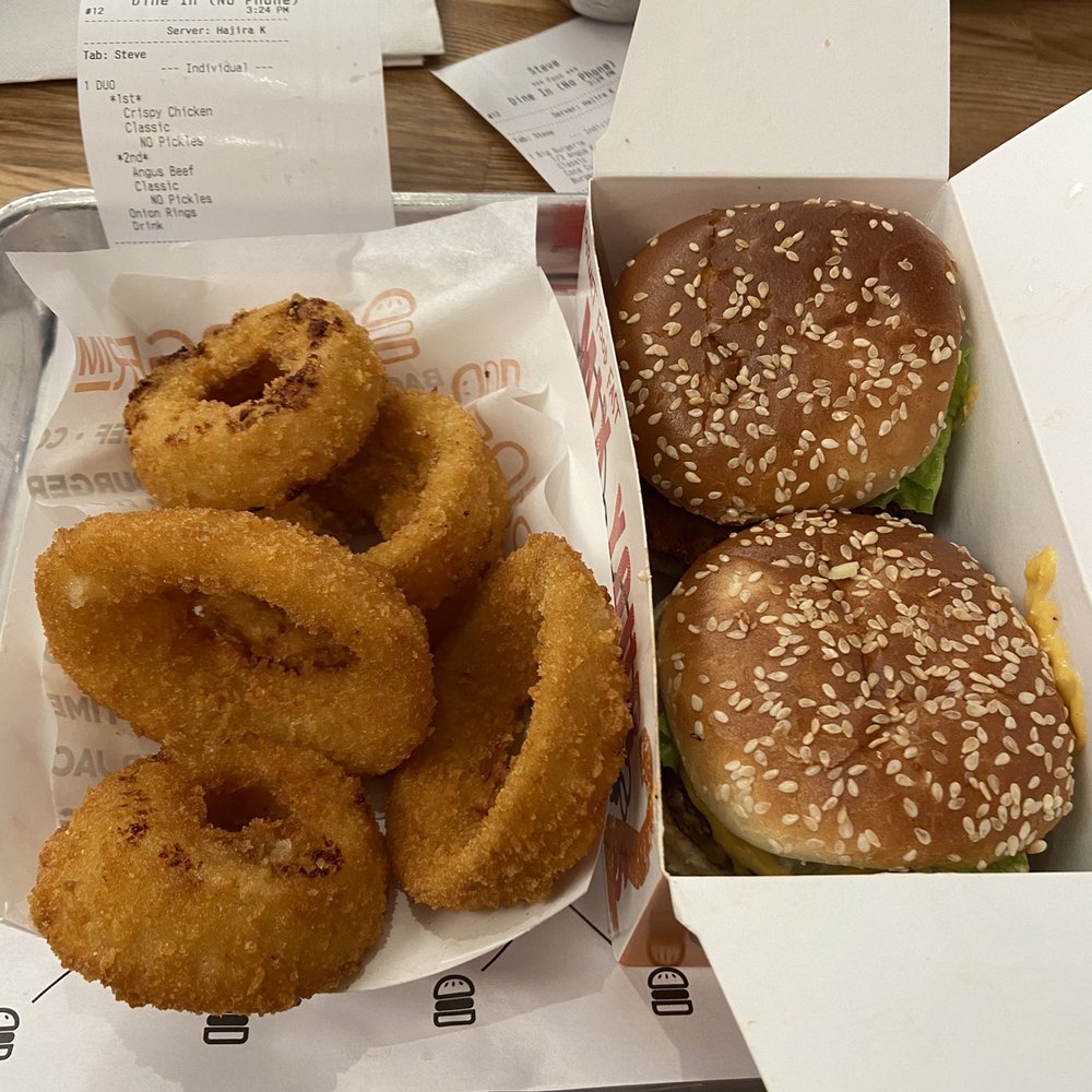 The burger experience.