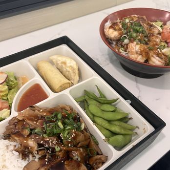 Obento - chicken teriyaki bento & shrimp teriyaki bowl - Japanese Near Me - Denver, Colorado