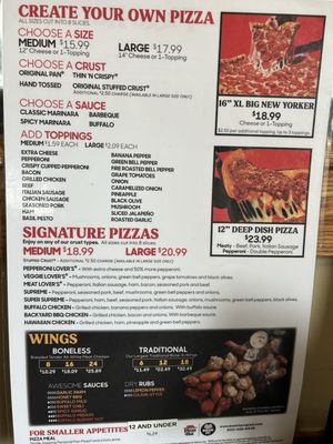 Menu photo 2 Pizza Hut Eaton, OH