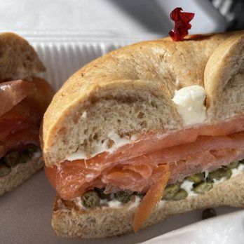 East Coast Bagel - Everything Lox bagel - Bagels Near Me - Riverside, California East Coast Bagel - Everything Lox bagel - Bagels Near Me - Riverside, California