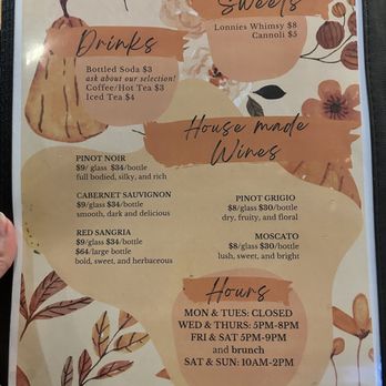 Artisan Urban Bistro - Sweets and drink menu - New American Near Me - Saginaw, Michigan