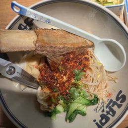Beef Short Rib Chili Slap Noodles