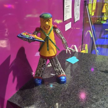 Mellow Mushroom St Peters - Cool little guy on counter - Pizza Near Me - Cottleville, Missouri