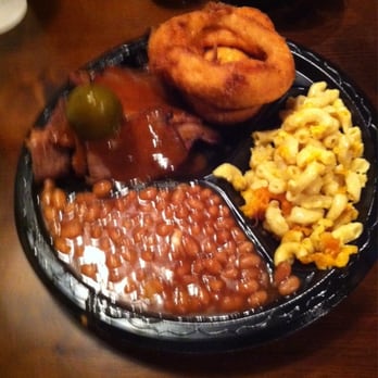 Bessinger's BBQ - Brisket platter!!! Onion rings are delicious! - Barbeque Near Me - Charleston, South Carolina Bessinger's BBQ - Brisket platter!!! Onion rings are delicious! - Barbeque Near Me - Charleston, South Carolina