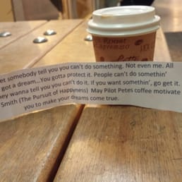 Pete has a tip jar for you! Filled with different inspirational quotes Pete has a tip jar for you! Filled with different inspirational quotes