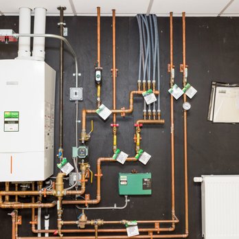 Pine State Services - An example of a gas wall hung boiler installation. - Heating & Air Conditioning/HVAC Near Me - Scarborough, Maine Pine State Services - An example of a gas wall hung boiler installation. - Heating & Air Conditioning/HVAC Near Me - Scarborough, Maine