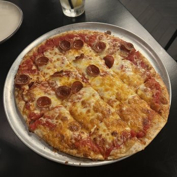 Small Giant - Half cheese half pepperoni pizza - Bars Near Me - Tampa, Florida Small Giant - Half cheese half pepperoni pizza - Bars Near Me - Tampa, Florida