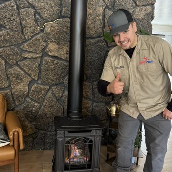 Heat Cool - This little fireplace is exactly what our customer wanted. Very efficient Heat for about $40 a month. - Heating & Air Conditioning/HVAC Near Me - Bend, Oregon