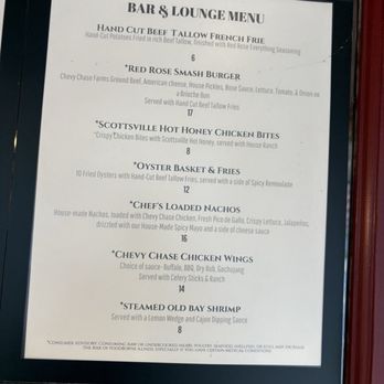 Red Rose Pub - Menu - Burgers Near Me - Scottsville, Virginia Red Rose Pub - Menu - Burgers Near Me - Scottsville, Virginia