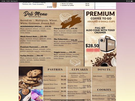 Menu photo 7 Redondough Redondo Beach, CA Menu photo 7 Redondough Redondo Beach, CA