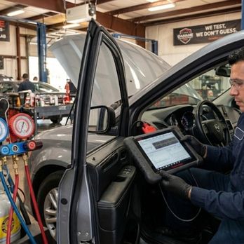 Danahe Auto Rebuilder Services - Inside the Advanced Diagnostics Lab! Pinpointing complex A/C electrical faults so you don't overpay at the dealer. - Auto Repair Near Me - Norcross, Georgia Danahe Auto Rebuilder Services - Inside the Advanced Diagnostics Lab! Pinpointing complex A/C electrical faults so you don't overpay at the dealer. - Auto Repair Near Me - Norcross, Georgia