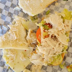 Green Dot Sub Shop - Dry, sad sandwich that they forgot to put mayo on