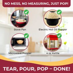 Speckled Snack - Our Gourmet Seasoned Kernels Can Be Prepared  In Multiple Ways