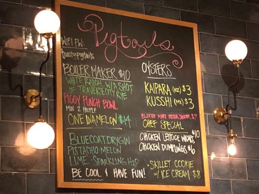 Menu photo 4 Pigtails Phoenix, AZ