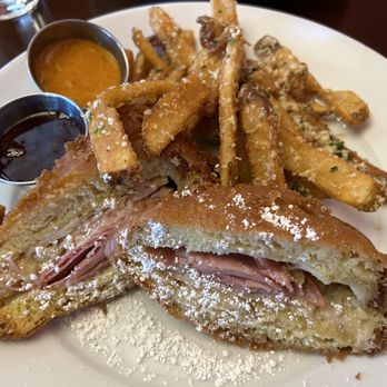 Cafe Orleans - Battered & Fried Monte Cristo Sandwich - Cajun/Creole Near Me - Anaheim, California Cafe Orleans - Battered & Fried Monte Cristo Sandwich - Cajun/Creole Near Me - Anaheim, California