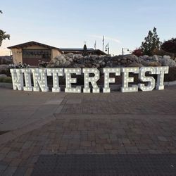 Yucaipa Performing Arts Center - Winterfest Marquee Letters