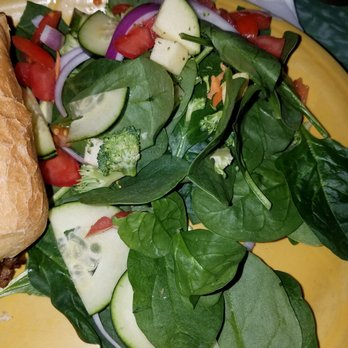 821 Café - Upgraded side "caesar" salad... just spinach - New American Near Me - Richmond, Virginia