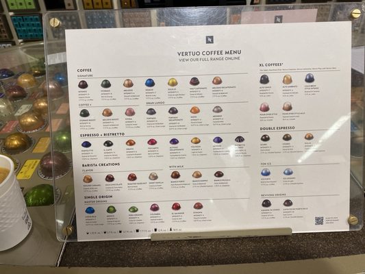 Menu photo 1 Nespresso Boutique at Bloomingdales Costa Mesa, CA Menu photo 1 Nespresso Boutique at Bloomingdales Costa Mesa, CA