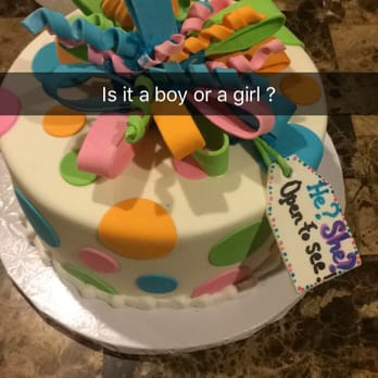 Cieslaks Modern Bakery - Top notch gender reveal cake design, baker pulled it off in 3 days, amazing. - Bakeries Near Me - Lindenhurst, New York Cieslaks Modern Bakery - Top notch gender reveal cake design, baker pulled it off in 3 days, amazing. - Bakeries Near Me - Lindenhurst, New York