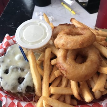 Little Anthony's Diner - Lunch special w combo Frys & rings  popular dish - American Near Me - Tucson, Arizona
