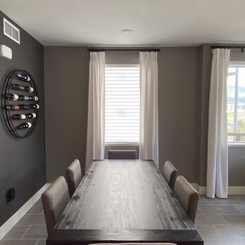On-Site Custom Drapes & Blinds - Dining Room - Shades & Blinds Near Me - Laguna Hills, California On-Site Custom Drapes & Blinds - Dining Room - Shades & Blinds Near Me - Laguna Hills, California