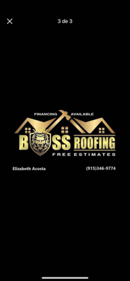Boss Roofing Logo